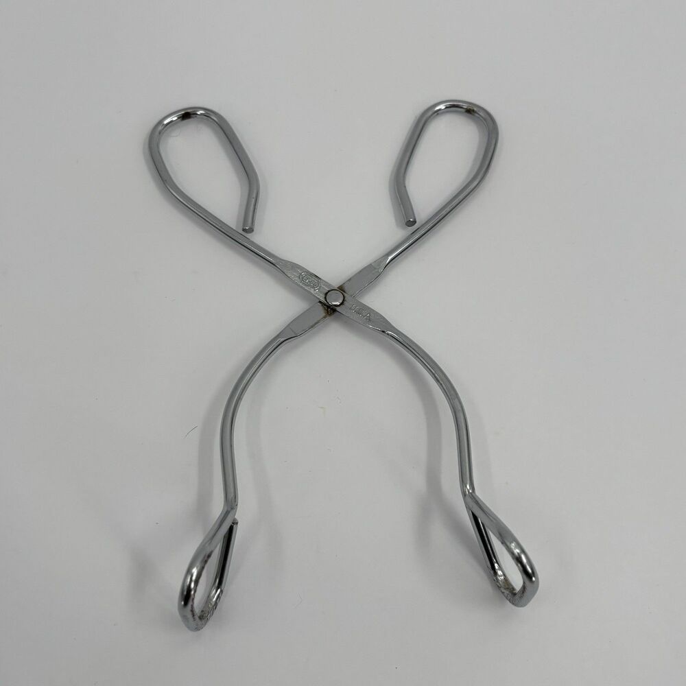 Vintage Ekco USA Hot Dog Tongs Kitchen Utensil BBQ Sausage Turner - Picture 5 of 10